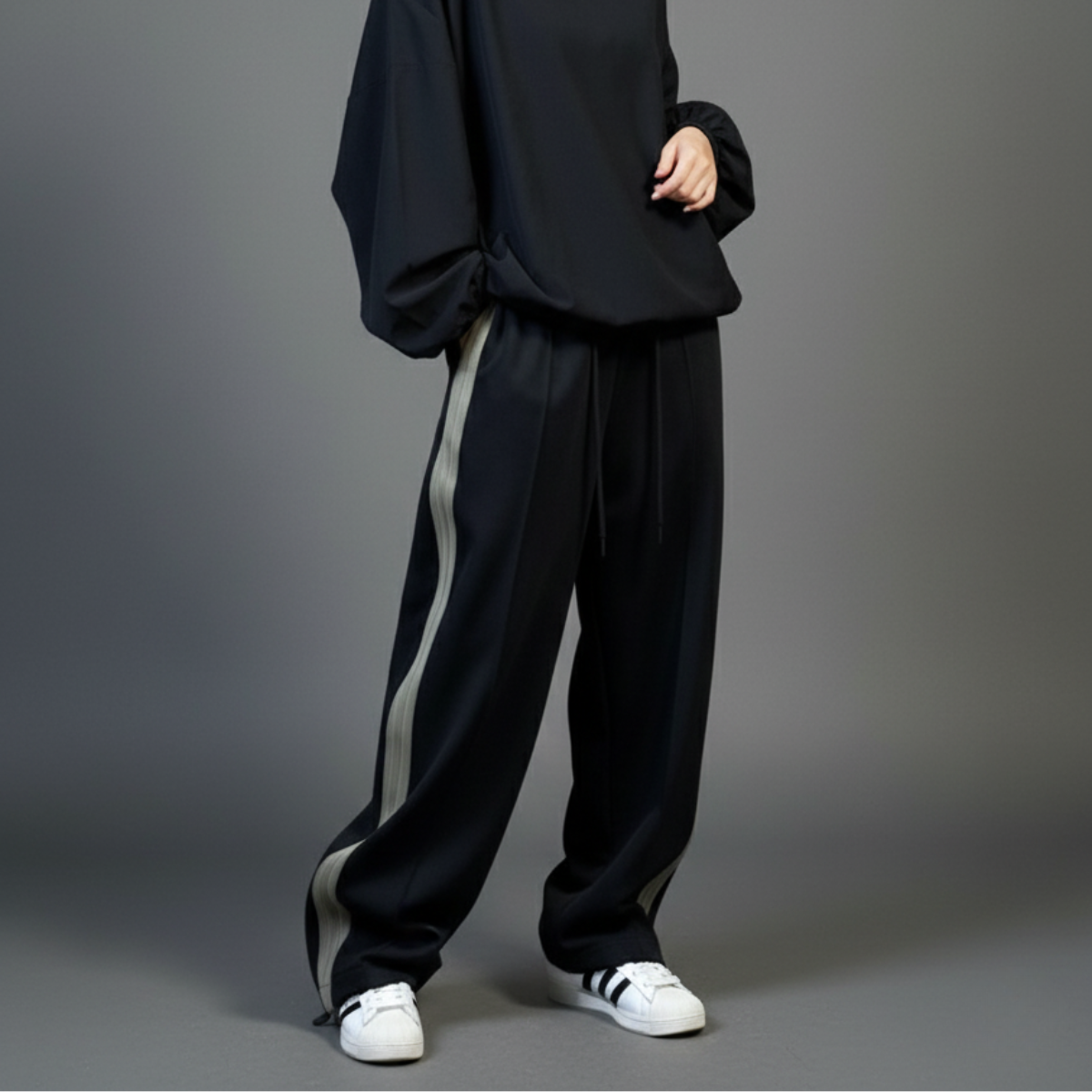 Siggnia Vector Stripe Straight Pants