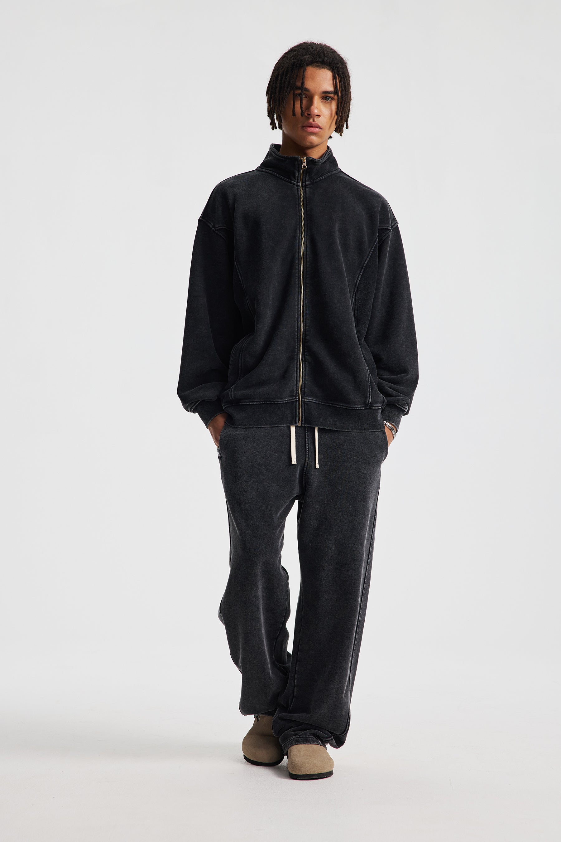 Siggnia Atlas Oversized Zip Jacket