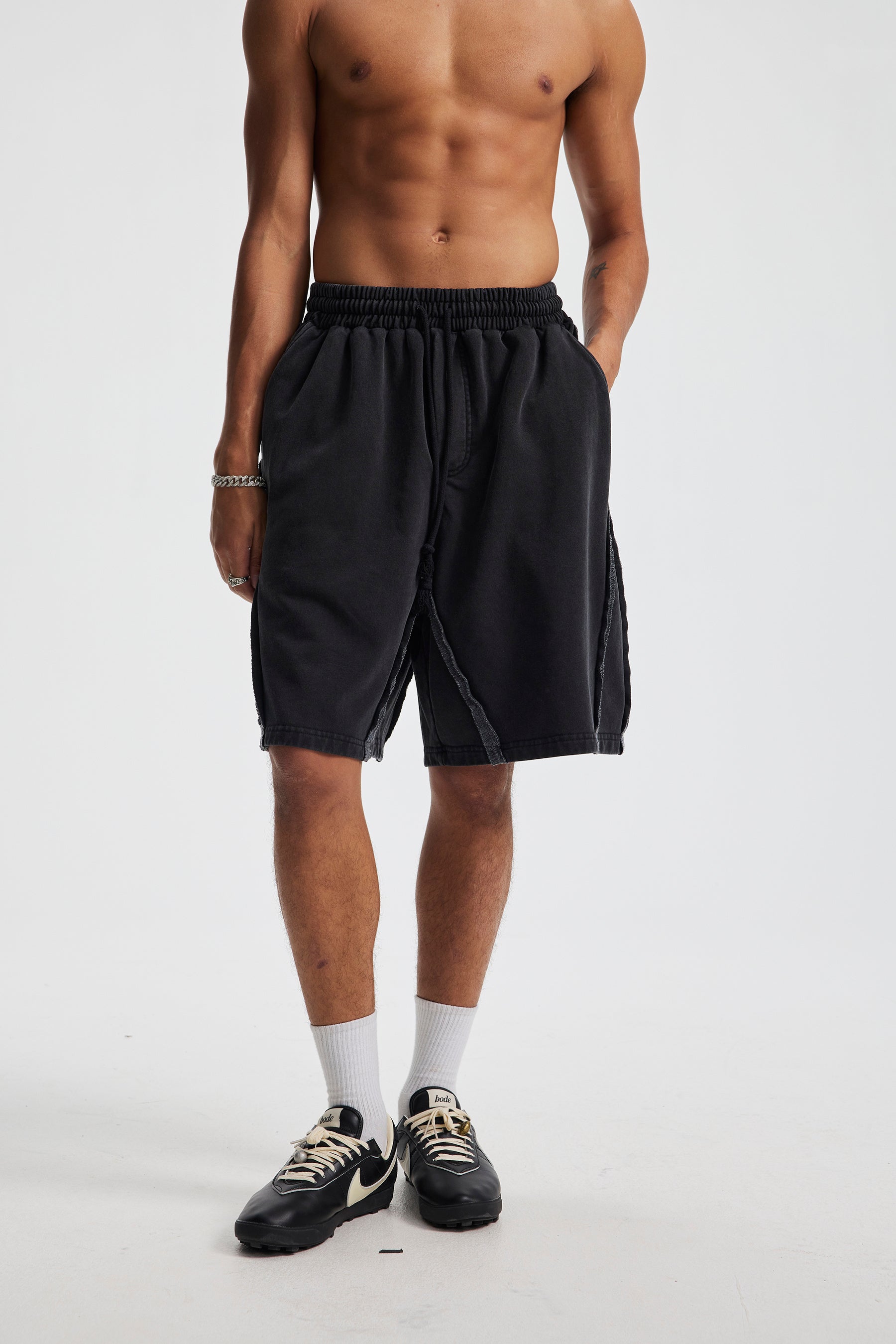 Siggnia Relic Vintage Washed Stitch Shorts