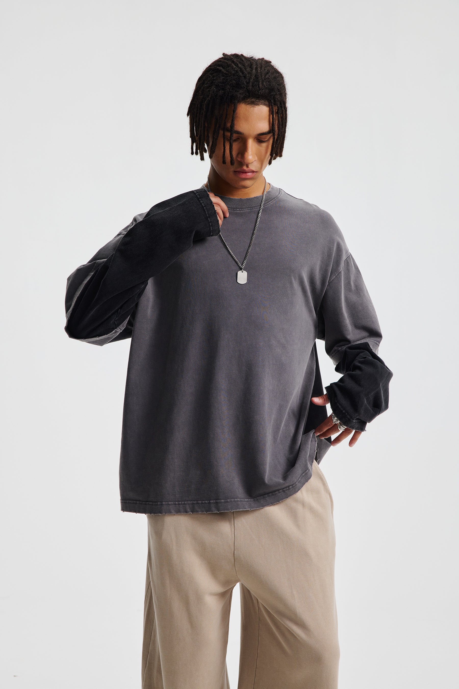 Siggnia Layered Oversized Long Sleeve