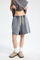 Siggnia Ruin Washed Distressed Shorts