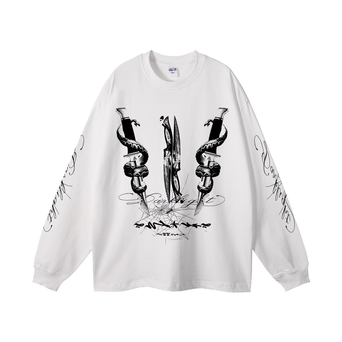 Siggnia Serpent Dagger Graphic Long Sleeve