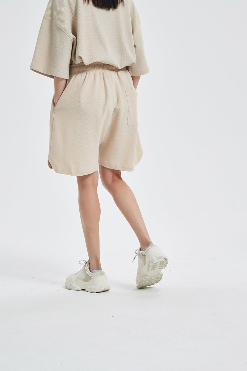 Siggnia WaffleBreathe Split-Hem Shorts