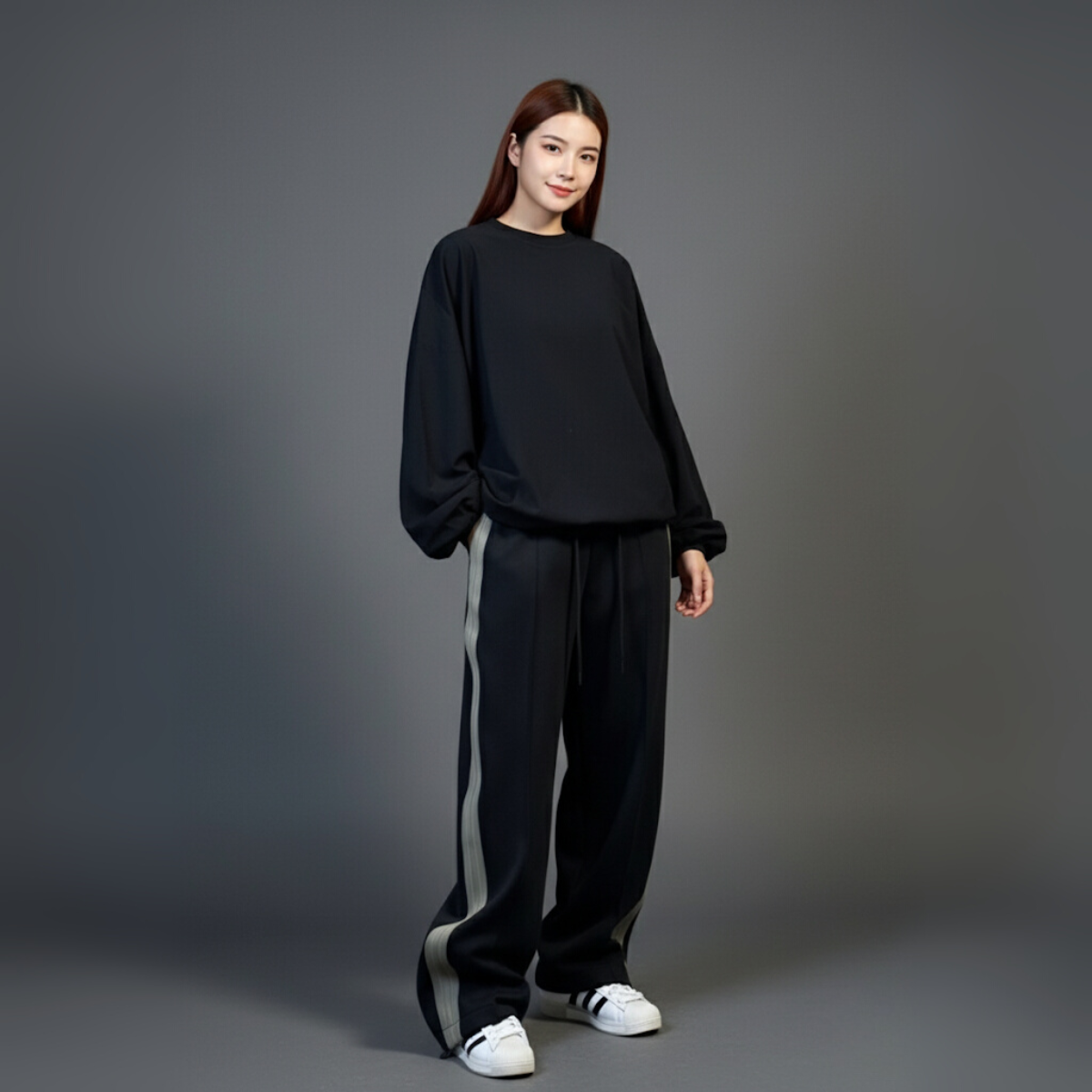 Siggnia Vector Stripe Straight Pants