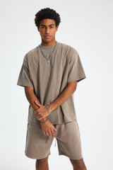 Siggnia Snowfade Raw-Edge Tee