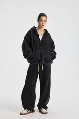 Siggnia Apex Boxy Zip up Hoodie