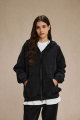 Siggnia Eclipse Washed Zip Hoodie