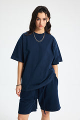 Siggnia Snowfade Raw-Edge Tee