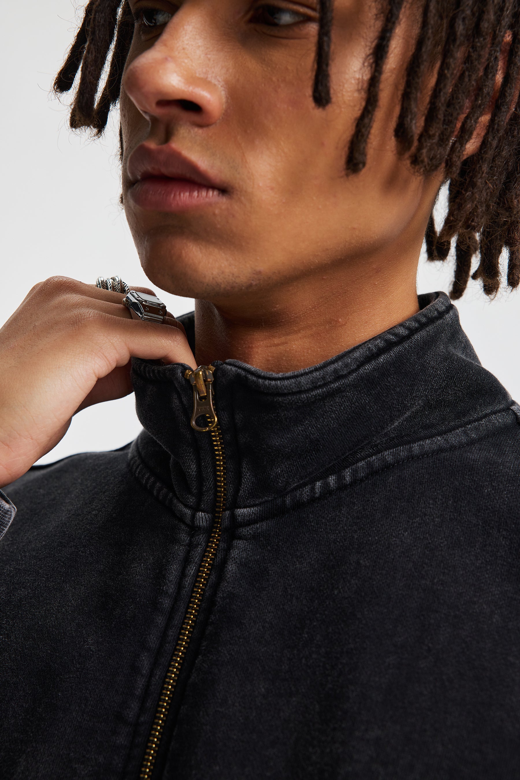 Siggnia Atlas Oversized Zip Jacket