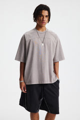 Siggnia Division Vintage Washed Panel Tee