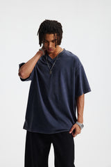 Siggnia Fade V-Neck Vintage Washed Tee