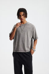 Siggnia Boxy Eclipse Snow-Washed Tee